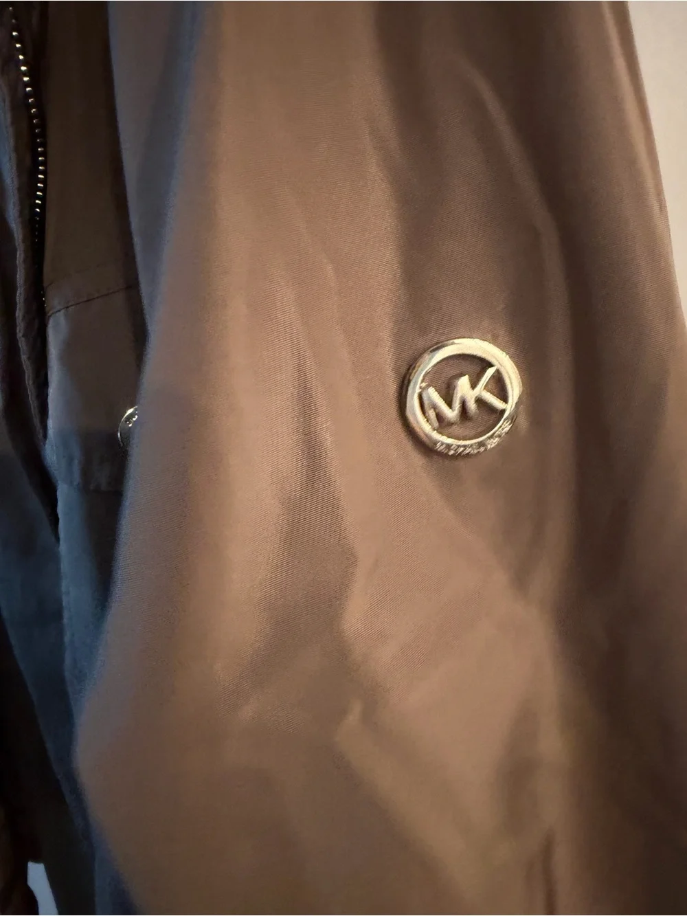 Michael Kors Hooded Lightweight Parka Jacket - Taupe